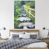 Treppen im Park Leinwanddruck (Insitu (Schlafzimmer))