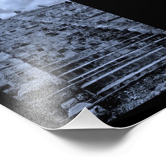 Treppen in Chichen Itza Fotodruck (Ecke)