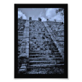 Treppen in Chichen Itza Fotodruck (Vorne)
