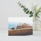 Treppen ins Meer Postkarte (Stehend Vorderseite)