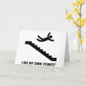 Treppen meine eigenen Stunts Karte (Gelbe Blume)