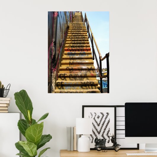 Treppen Poster (Heimbüro)