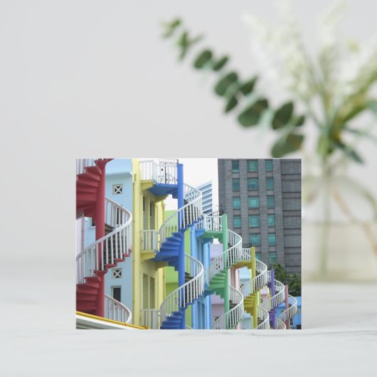 Treppen Postkarte (Stehend Vorderseite)