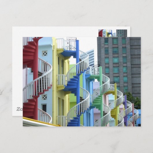 Treppen Postkarte (Vorne/Hinten)