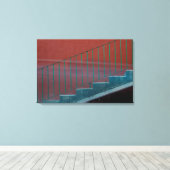 Treppen und Rennen Stillleben Leinwanddruck (Insitu (Holzboden))