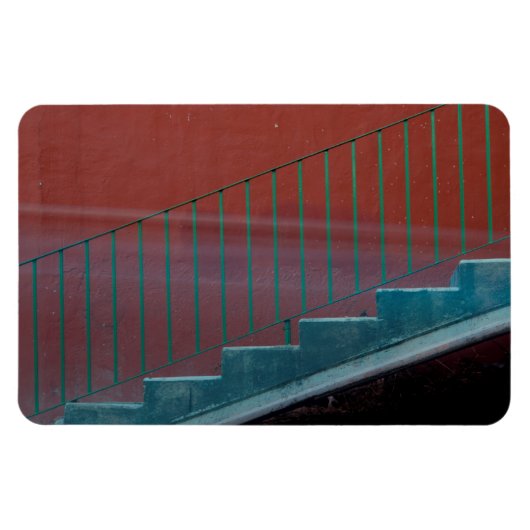 Treppen und Rennen Stillleben Magnet (Horizontal)