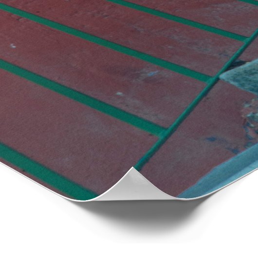 Treppen und Rennen Stillleben Poster (Ecke)