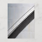Treppen und Schatten Postkarte (Vorderseite)