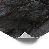 Treppen, Ziegelsteine, leicht Poster (Ecke)