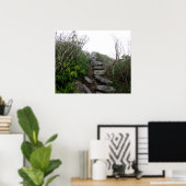 Treppen zu den Wolken, Appalachen-Pfad Poster (Heimbüro)