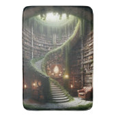 Treppen zum Traum eines Buches Badematte (Vorderseite Vertikal)