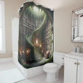 Treppen zum Traum eines Buches Duschvorhang (Beispiel)