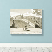 Treppen zur Gartenterrasse, Belvedere Palace, Vie Leinwanddruck (Insitu (Holzboden))