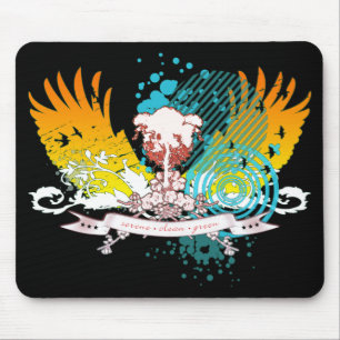 Treppenbaum, ruhig - sauber - grün. mousepad