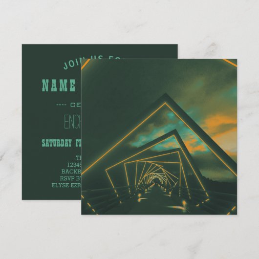 Treppenbrücke Einladung (Vorne/Hinten)