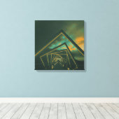 Treppenbrücke Leinwanddruck (Insitu (Holzboden))