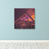 Treppenbrücke Leinwanddruck (Insitu (Holzboden))