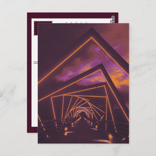 Treppenbrücke Postkarte (Vorne/Hinten)