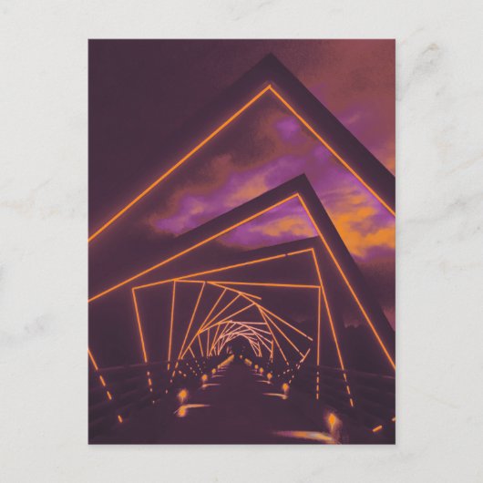 Treppenbrücke Postkarte (Vorderseite)