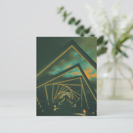 Treppenbrücke Postkarte (Stehend Vorderseite)