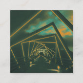 Treppenbrücke Quadratische Visitenkarte (Vorderseite)