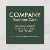 Treppenbrücke Quadratische Visitenkarte (Rückseite)