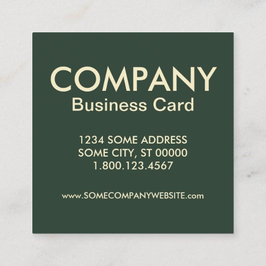 Treppenbrücke Quadratische Visitenkarte (Rückseite)