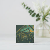 Treppenbrücke Quadratische Visitenkarte (Stehend Vorderseite)