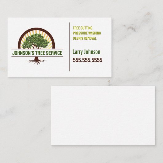 Treppendienst Visitenkarte (Vorne/Hinten)