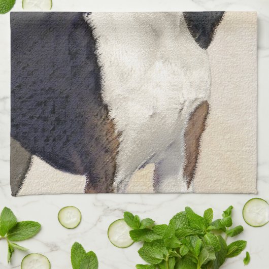 Treppenhandgemälde - Originelle Kunst Geschirrtuch (Gefaltet)