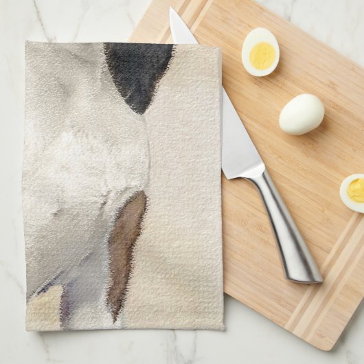 Treppenhandgemälde - Originelle Kunst Geschirrtuch (Viertel Falte)