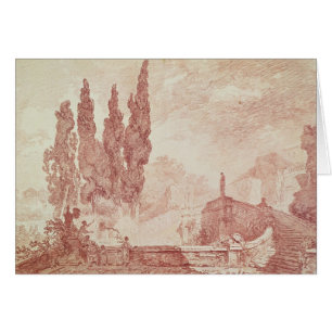 Treppenhaus in den Gärten von Landhaus d'Est