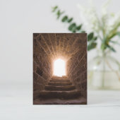 Treppenhaus zu den Himmelspostkarten Postkarte (Stehend Vorderseite)