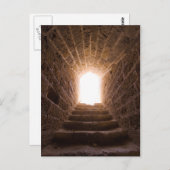 Treppenhaus zu den Himmelspostkarten Postkarte (Vorne/Hinten)
