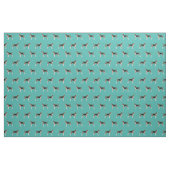 Treppenhund Walker Coonhound Hund Türkis Stoff (Fat Quarter (45,7 x 55,9 cm))