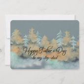 Treppenkarte des Vaters zum Tag des Glücks Karte (Vorderseite)