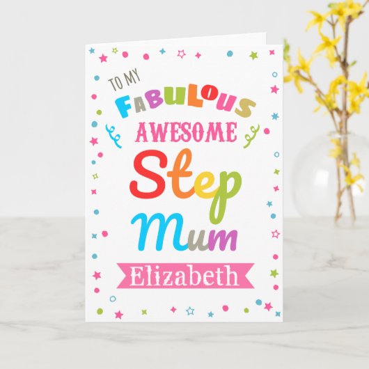 Treppenkarte Karte (Gelbe Blume)