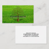 Treppenkopfzeichen | Graslandschaften Visitenkarte (Vorne/Hinten)