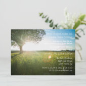 Treppenlandschaft Foto - Hochzeitsankündigung Einladung (Stehend Vorderseite)