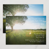 Treppenlandschaft Foto - Hochzeitsankündigung Einladung (Vorne/Hinten)