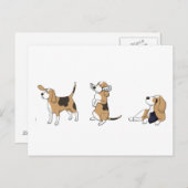 Treppenläufer Cartoon 2 Postkarte (Vorne/Hinten)