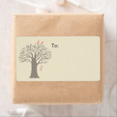 Treppenliebe Vögel, benutzerdefiniertes Etikett (Insitu)