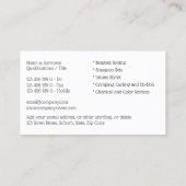 Treppenmännchen Foto DIY Sonnenbrille Visitenkarte (Rückseite)