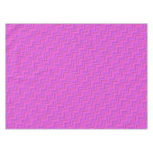 Treppenmuster aus rosa Streifen Tischdecke (Vorderseite (Horizontal))