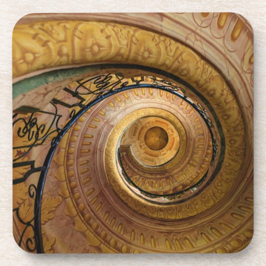Treppenmuster drehen getränkeuntersetzer (Vorderseite)