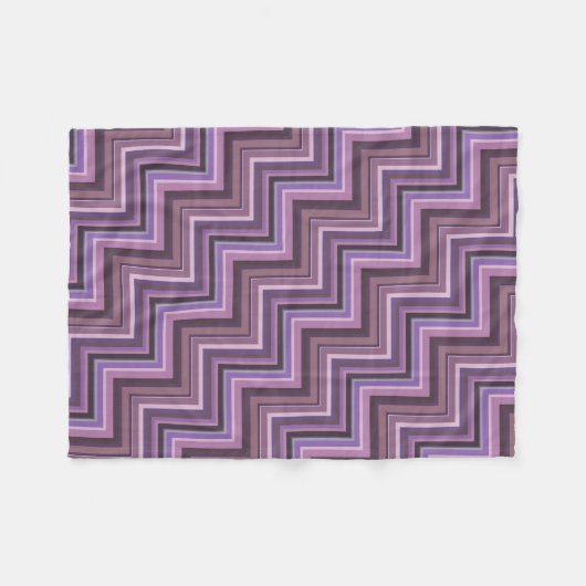 Treppenmuster Fleecedecke (Vorderseite (Horizontal))