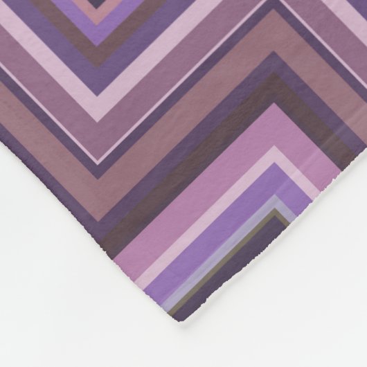 Treppenmuster Fleecedecke (Ecke)