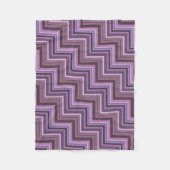 Treppenmuster Fleecedecke (Vorderseite)