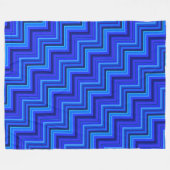Treppenmuster Fleecedecke (Vorderseite (Horizontal))