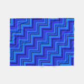 Treppenmuster Fleecedecke (Vorderseite (Horizontal))